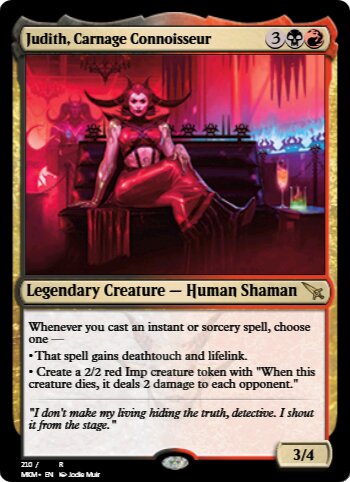 Judith, Carnage Connoisseur