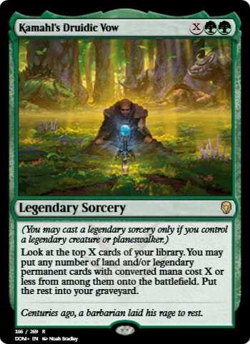 Kamahl's Druidic Vow