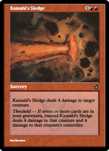 Kamahl's Sledge