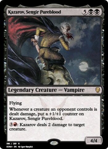 Kazarov, Sengir Pureblood