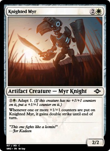 Knighted Myr