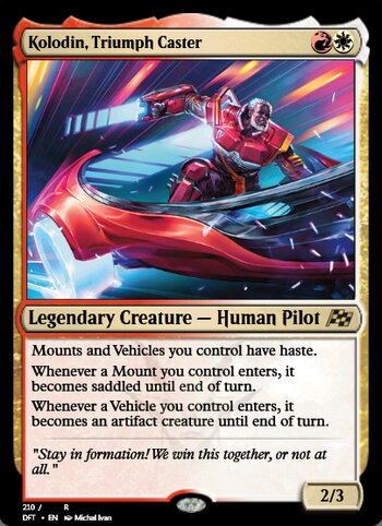 Kolodin, Triumph Caster