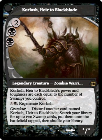 Korlash, Heir to Blackblade