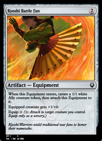 Kyoshi Battle Fan