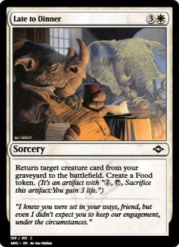 Late to Dinner