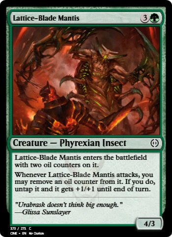 Lattice-Blade Mantis