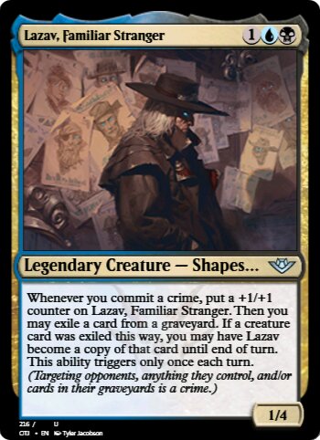 Lazav, Familiar Stranger
