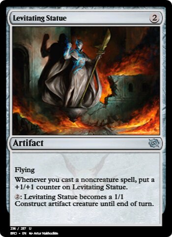 Levitating Statue