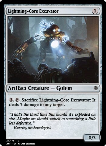 Lightning-Core Excavator