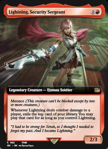 Lightning, Security Sergeant