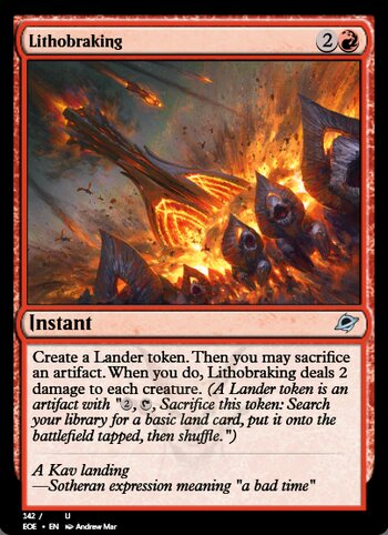 Lithobraking