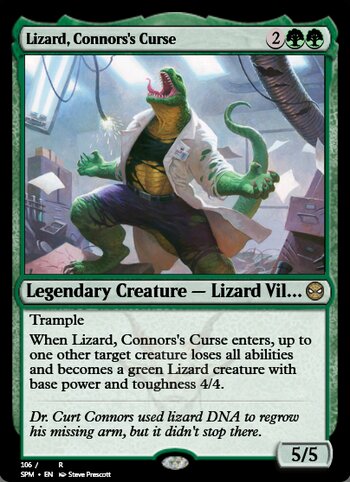 Lizard, Connors's Curse