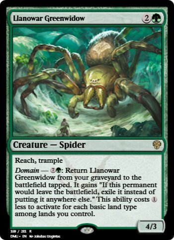 Llanowar Greenwidow