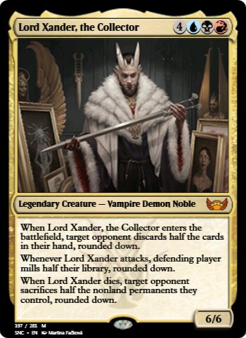 Lord Xander, the Collector