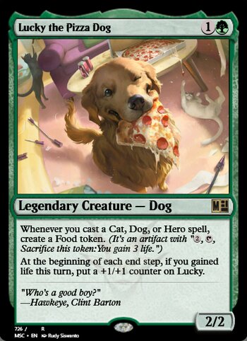 Lucky the Pizza Dog
