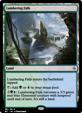 Lumbering Falls