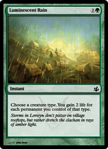 Luminescent Rain