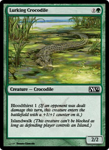 Lurking Crocodile