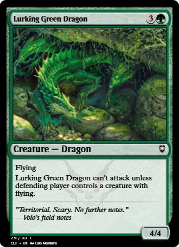 Lurking Green Dragon
