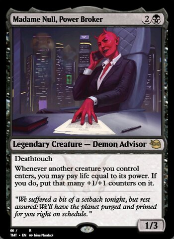 Madame Null, Power Broker