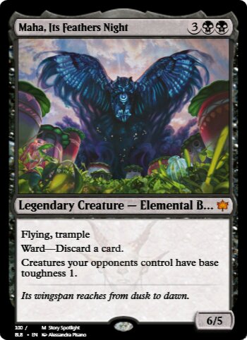 Maha, Its Feathers Night