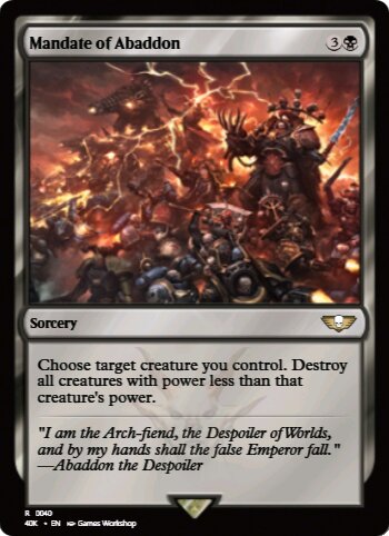 Mandate of Abaddon