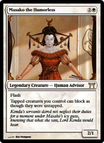 Masako the Humorless