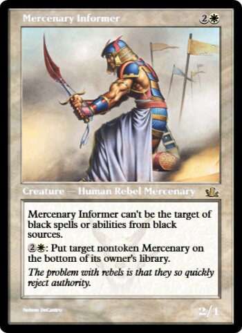 Mercenary Informer