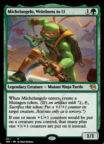 Michelangelo, Weirdness to 11