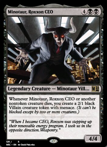 Minotaur, Roxxon CEO