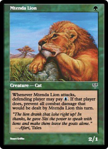 Mtenda Lion