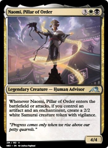 Naomi, Pillar of Order