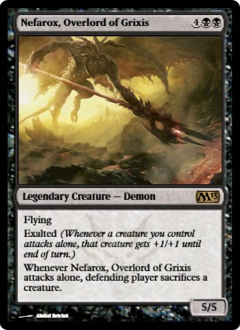 Nefarox, Overlord of Grixis