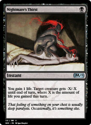 Nightmare's Thirst