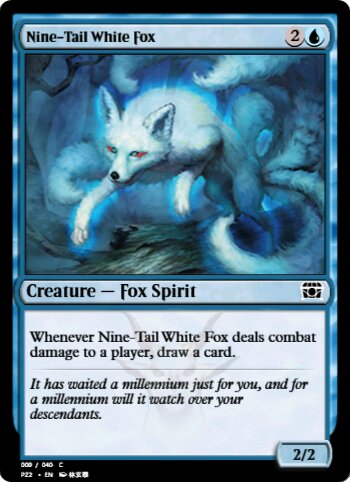 Nine-Tail White Fox