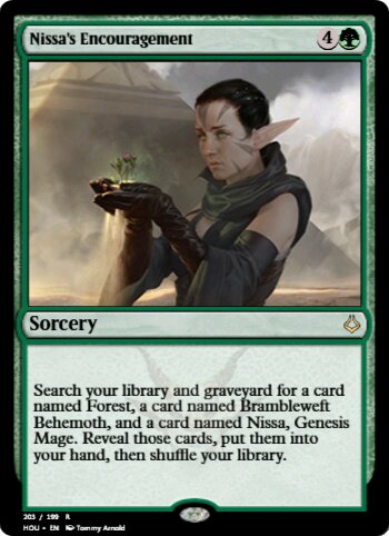 Nissa's Encouragement
