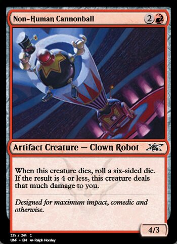 Non-Human Cannonball