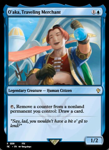 O'aka, Traveling Merchant