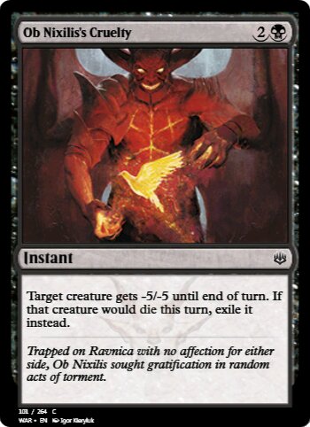 Ob Nixilis's Cruelty