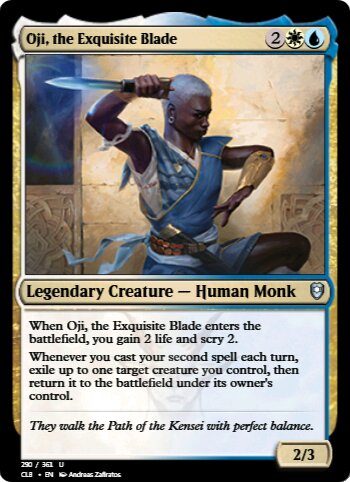 Oji, the Exquisite Blade