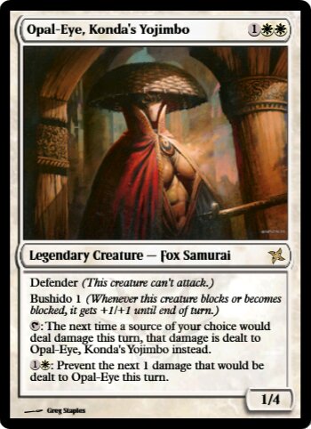 Opal-Eye, Konda's Yojimbo