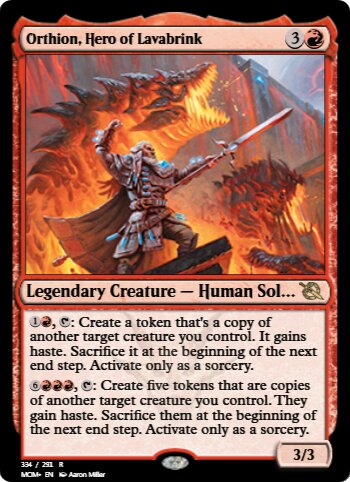 Orthion, Hero of Lavabrink