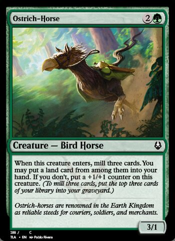 Ostrich-Horse