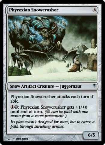 Phyrexian Snowcrusher