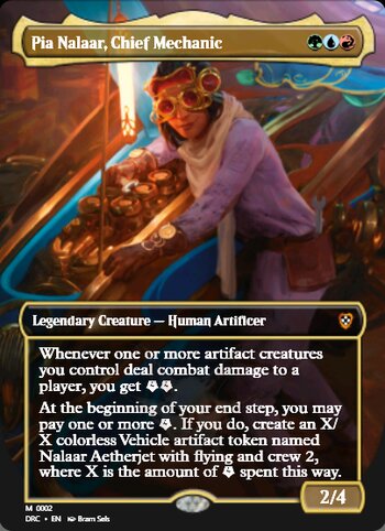 Pia Nalaar, Chief Mechanic
