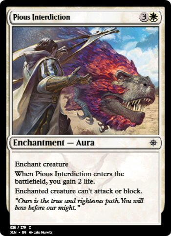 Pious Interdiction