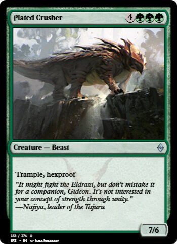 Plated Crusher