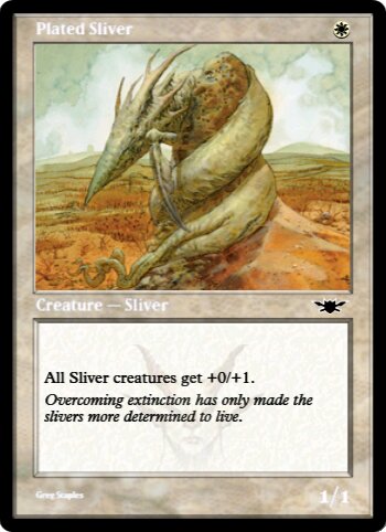 Plated Sliver