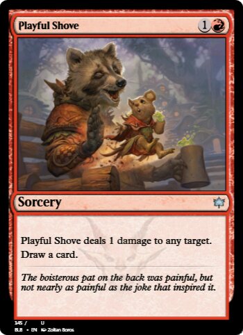 Playful Shove