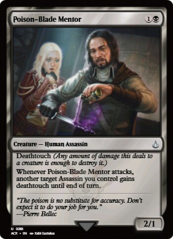 Poison-Blade Mentor